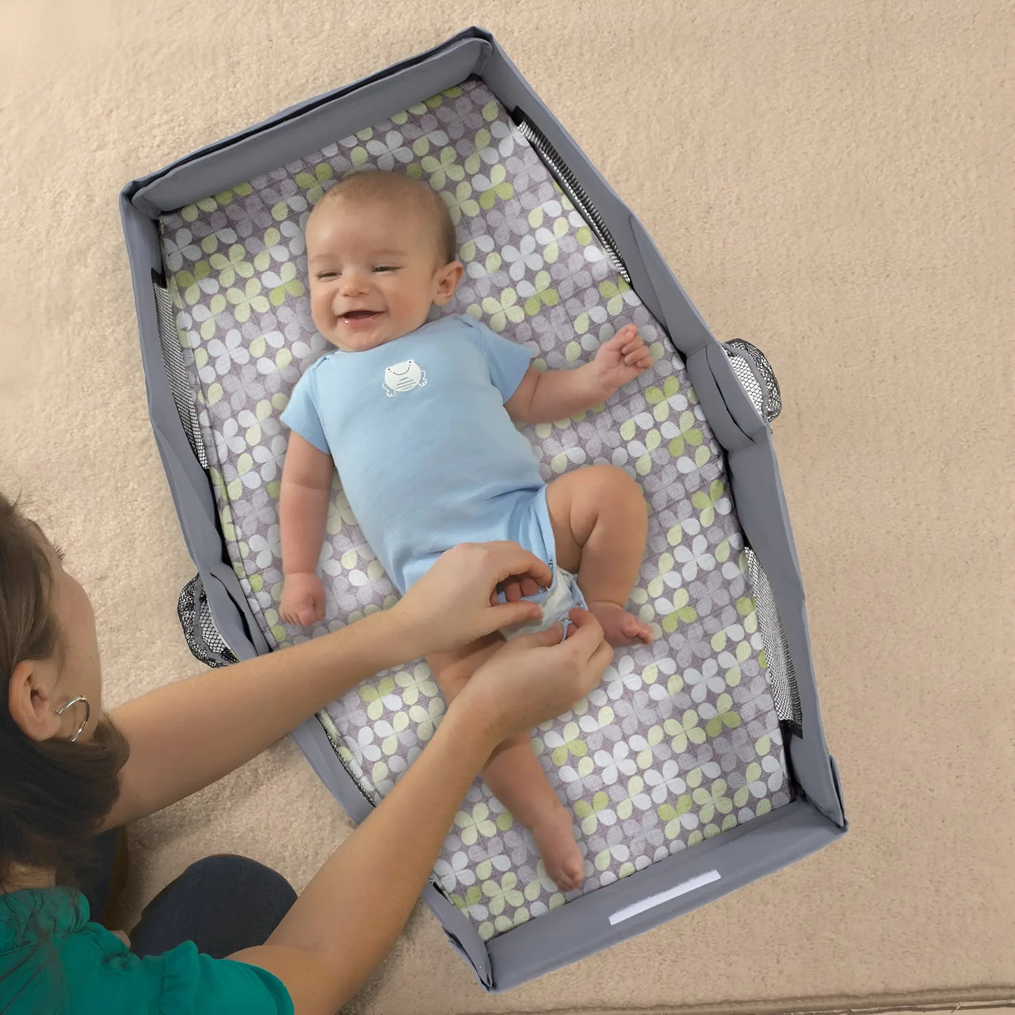 Portable Foldable Baby Crib