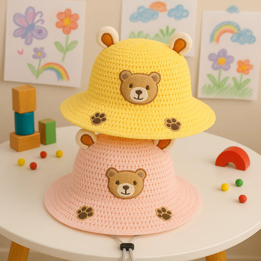 Baby Bear Straw Sun Hat