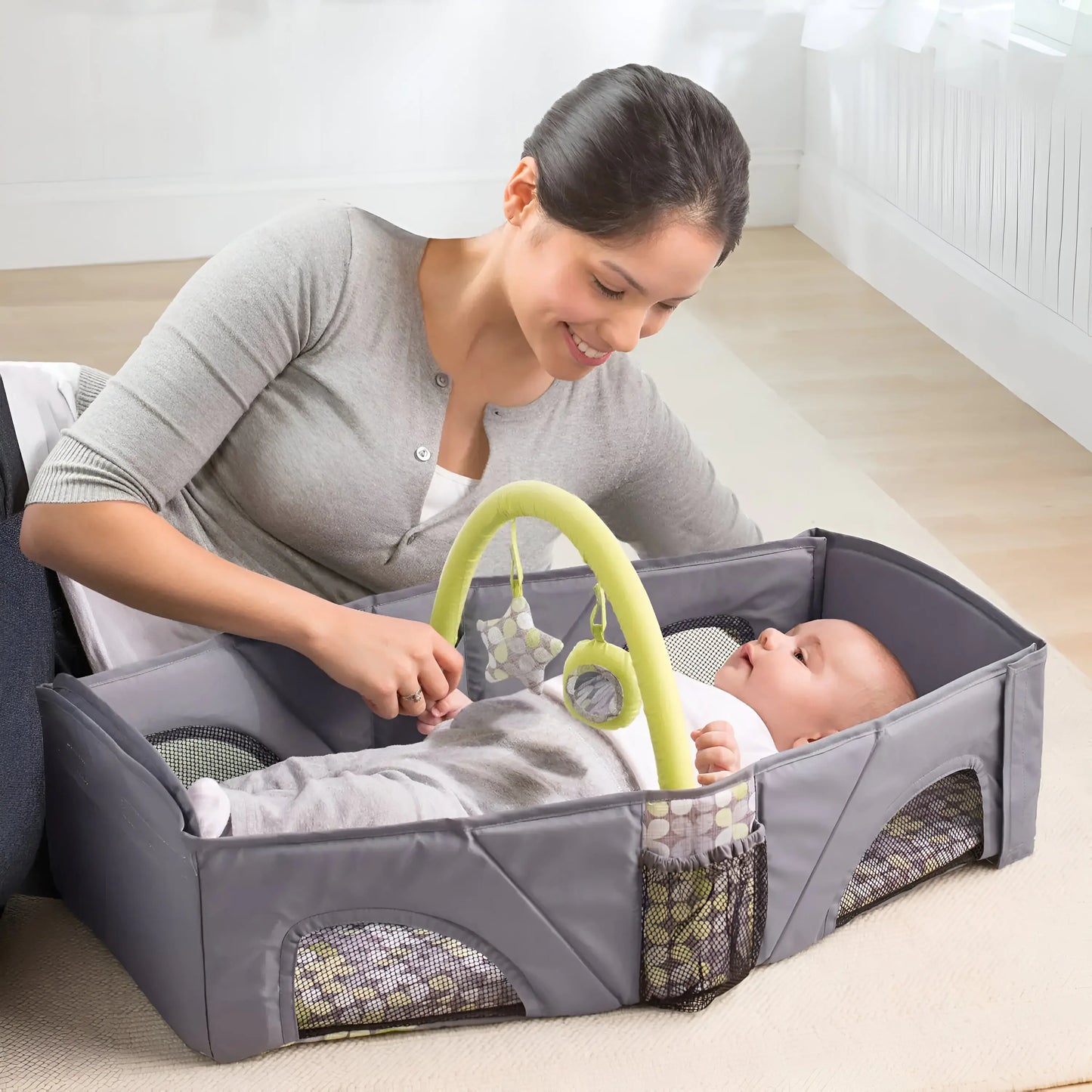 Portable Foldable Baby Crib