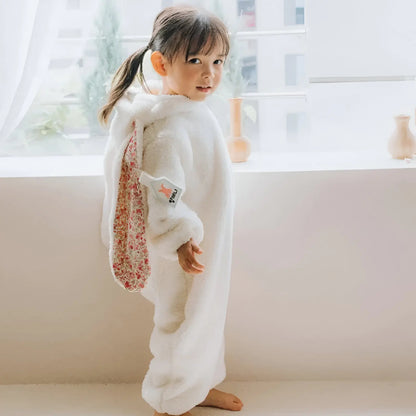 Rabbit Flannel Baby Onesie