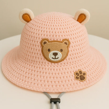 Baby Bear Straw Sun Hat